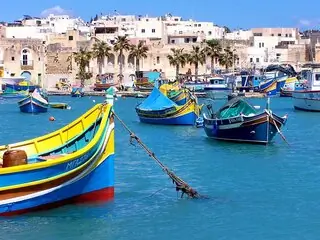 boats in harbour malta