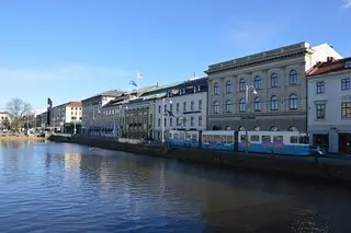 view of gothenburg across the water